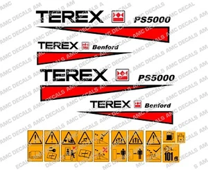 TEREX BENFORD PS5000 DUMPER DECALS - Bild 1 von 1