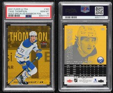 2021-22 Fleer Ultra Gold Speckled Rainbow Foil Tage Thompson #160 PSA 10 GEM MT