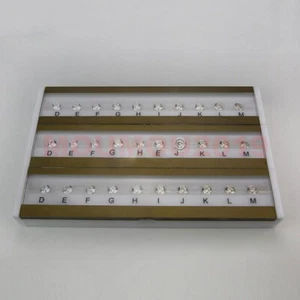 GIA Master Set 10CT Diamond Color Grading Grader Color Tester Tool D-M 10 Colors - Picture 1 of 9