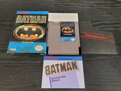 Batman for Nintendo NES Complete In Box CIB Great Shape - Image 1 of 4