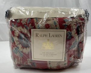 Gonna letto Ralph Lauren Cassie floreale doppia taglia polverosa vintage made USA nuova - Foto 1 di 20