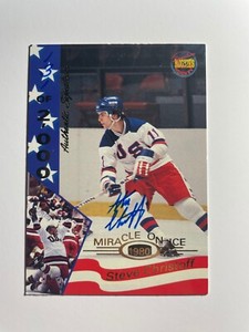 1995 Signature Rookies Miracle on Ice Hockey Autograph Steve Christoff /2000