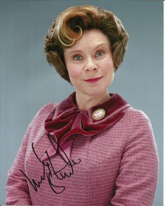 IMELDA STAUNTON SIGNED HARRY POTTER PHOTO  FILM AUTOGRAPHS (3)