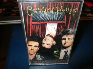 1988 CROWDED HOUSE Temple Of Low Men Canada XDR Chrome Cassette Capitol NM - Picture 1 of 2