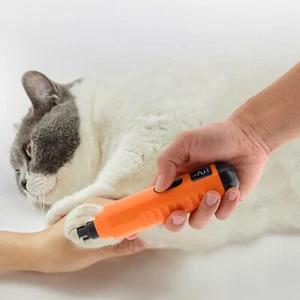 Electric Dog Nail Grinder Pet Trimmer USB Charge Clipper Professional with Light - Picture 1 of 17