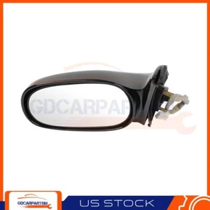 Espejos retrovisores laterales izquierdos aptos para Toyota Corolla 1998-2002 Power no plegables negros lisos - Imagen 1 de 12
