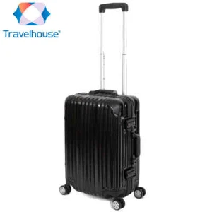 Travelhouse London Trolley Handgepäck Koffer TSA Hartschale 55x37x23 cm 4.0 kg - Bild 1 von 9