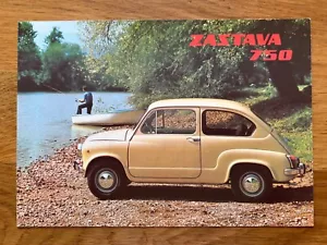 ZASTAVA 750 Jugoslawien Prospekt Brochure - Bild 1 von 1