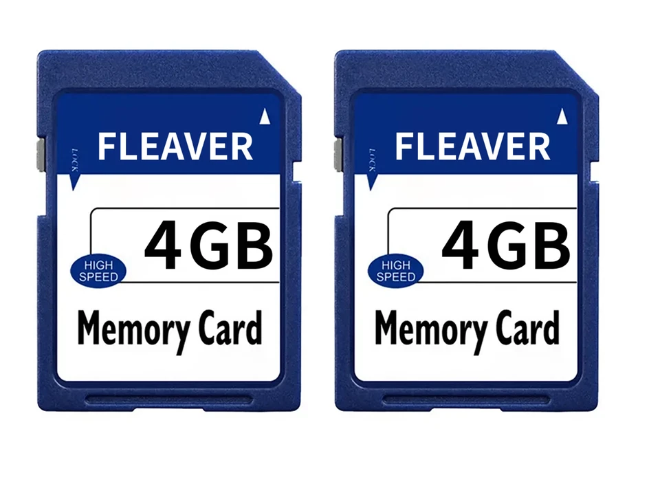 2PACK 4GB SD CARDS Class 4 SDHC Flash Memory Card - Image 1 of 4