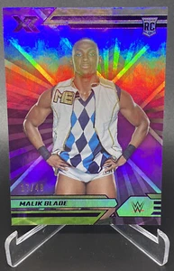2022 Panini Chronicles WWE Malik Blade XR Purple RC 17/49 #294 - Picture 1 of 6