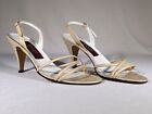 Bally Tan Leather Strappy Slingback Sandals - 6.5M - Used