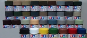 Tamiya Flat Acrylic Paints XF- 1 thru XF-71 3/4 oz. (23ml) (the big) Bottles - Picture 1 of 2