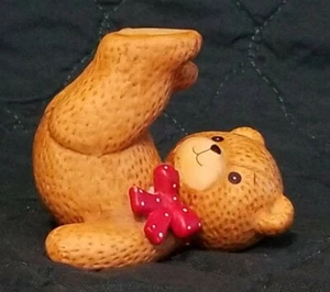Lucy and Me Lucy Rigg Tumbling Bear Red Bow Enesco 1982 - Picture 1 of 8