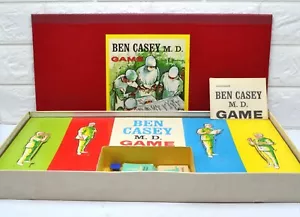 Ben Casey MD Board Game 1961 Bing Crosby Transogram ABC TV Complete M.D. GUC - Picture 1 of 13