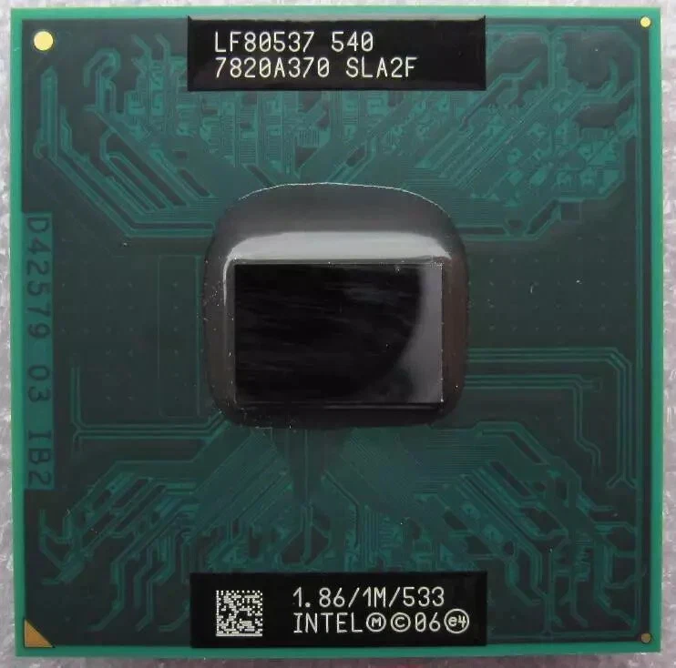 INTEL CELERON M 540 PROCESSORE - LF80537 - SLA2F 1.86GHz/1M/533 - Immagine 1 di 1