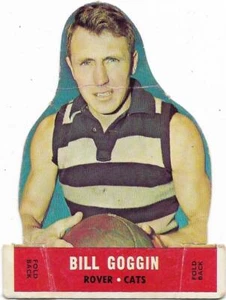 1969 Scanlens Die Cut Geelong - Bill GOGGIN :: - Picture 1 of 2