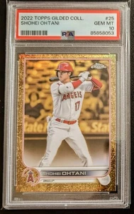 2022 Topps Gilded Collection #25 Shohei Ohtani /99 Gold *PSA 10 GEM MINT  - Picture 1 of 1
