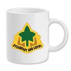 Tasse à café en céramique de la 4e division d'infanterie DUI 11 onces