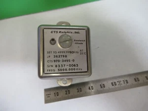 CTS Knights Quarz Oszillator Frequenz 5 MHz Vintage Wie Abgebildet W1-B-02 - Bild 1 von 5
