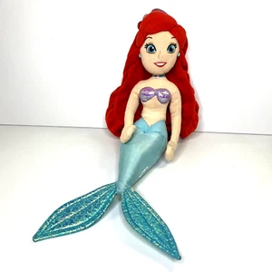 Ariel Peluche Disney Store Sirenetta Morbida Principessa Bambola 20" Giocattolo - Foto 1 di 8