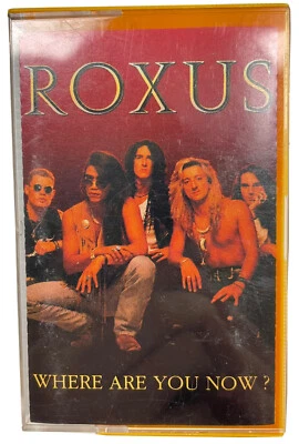 Roxus Where Are You Now Music Cassette Tape Single C10250 Melodian 1990 Original - Image 1 of 4