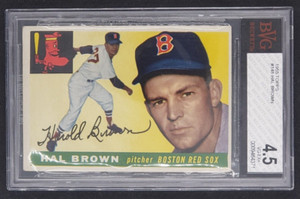 1955 Topps Hal Brown Vintage Base #148 BVG / BGS 4.5 Red Sox