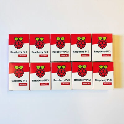 **NEW** 10 PACK Raspberry Pi 3 Model A+ Plus WiFi 4.2 Bluetooth 4 core 1.4G CPU - Image 1 of 4