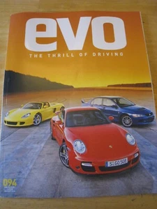 EVO MAGAZINE 094 997 TURBO EVO FQ CARRERA GT CLIO TT KOENIGSEGG CCX ATOM CATERHA - Bild 1 von 4