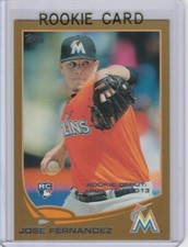 JOSE FERNANDEZ Topps UPDATE GOLD #'d SP ROOKIE CARD Miami Marlins Baseball RC