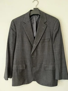 Cappotto sportivo uomo vintage Brooks Brothers 346 grigio lana blu tweed - 45 made in USA - Foto 1 di 7