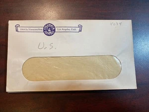 Columbia Pictures Window Envelope 1960s Ephemera Studio Mail Los Angeles CA VTG - Picture 1 of 3