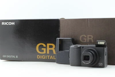 [Near MINT] Ricoh GR Digital III 3 10.0MP digital camera black From JAPAN - Image 1 of 4