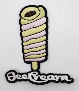 ICE CREAM EMBROIDERED PATCH - Picture 1 of 4