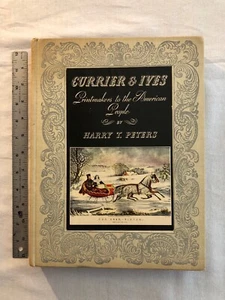 VTG Currier & Ives Printmakers To The American People Harry T. Peters (1942, HC) - Picture 1 of 21