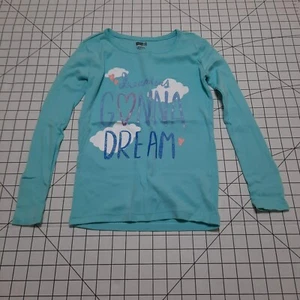 Crazy 8 Dreamers Gonna Dream 2 Piece Pajama Set Size 8 Sleepwear Stripe Bottom - Picture 1 of 9