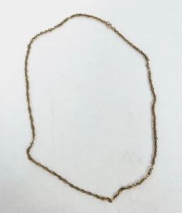 9k 375 gold vintage twisted necklace 3.70g (10) - Picture 1 of 7