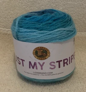 1 Skein Lion Brand Yarns BERRY BLUE Yarn 177 Yards 3 Oz - NEW - Picture 1 of 4