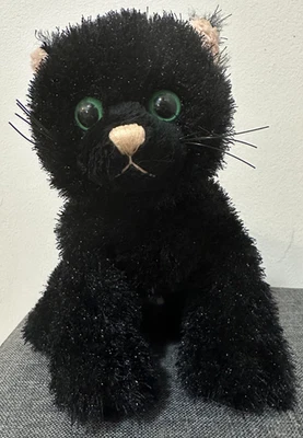 Webkinz HM135 Black Cat Plush Only No Code - Image 1 of 4