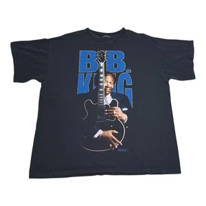 Camicia Vintage 1999 BB King Cotone Jazz Music Band Nera Tour Adulto XL - Foto 1 di 7