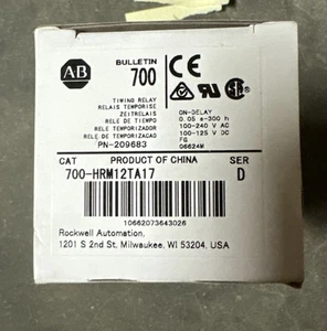 NUEVO relé de distribución Allen Bradley 700-HRM12TA17 nuevo - Imagen 1 de 3