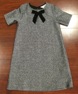 H&M Niña Recital Vacaciones Navidad Año Nuevo Brillo Vestido de Fiesta 8-10 Años EX Foto 1 de 4