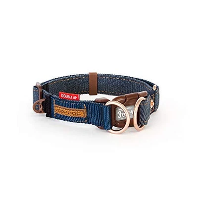 EZYDOG (Authorized Distributor) Double Lock Collar (Dog Collar) Denim, Size M - Image 1 of 4