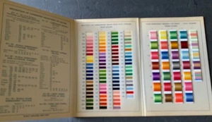 DMC Cotton Embroidery Thread Sample Display Card Rare! France - Picture 1 of 5
