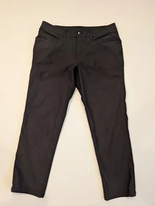 Lululemon Herren ABC Warpstreme Stretch Hose Größe 32 x 27 schwarz LM5ADCS *Mängel* - Bild 1 von 12