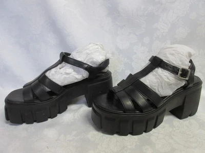 Sandalias de plataforma de cuero sintético inspiradas en Madden Girl y2k para mujer talla 9, nuevas sin etiquetas Foto 1 de 4