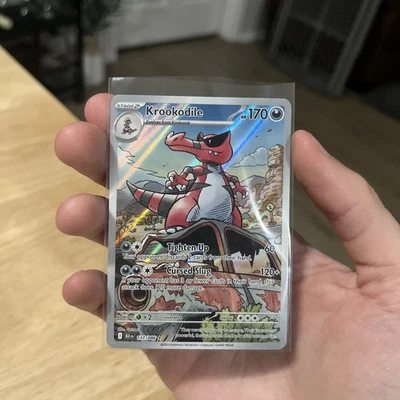 Krookodile Holo Black Bolt Illustration Card 137/086 NM - Image 1 of 4