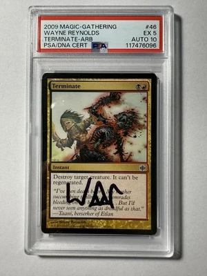 Terminate Alara Reborn Regular (PSA 5 EX Card) (PSA 10 Auto) - Image 1 of 3