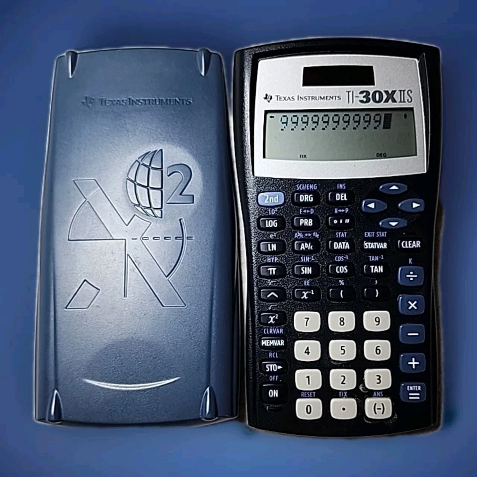 Texas Instruments TI-30X IIS Scientific Calculator 2-Line w/ Cover - Image 1 of 4