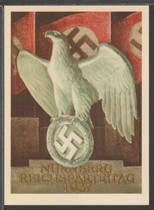 ✔️ ALEMANIA 3. Postal rara del Reich Segunda Guerra Mundial - ¡reproducción! - Imagen 1 de 2