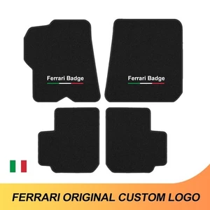 Alfombrillas de terciopelo para coche Ferrari FF 2011-2017 de lujo con insignia - Imagen 1 de 9